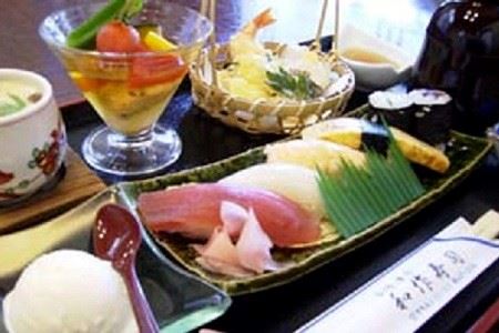 焼津 和作寿司 お食事券 寿司 ランチセット 2名様分 (a12-085)