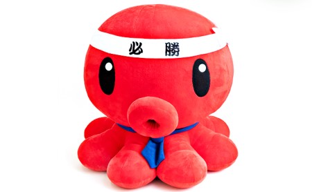 ぬいぐるみ 必勝パパたこ 特大 タコ ぬいぐるみ【50cm】
