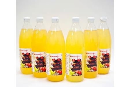 青木村産りんごジュース　1000ml ×6本