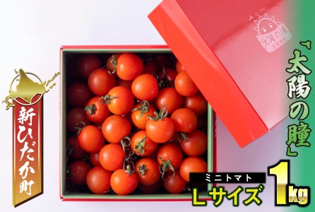 ＜ 9/15までの受付 ＞ 北海道産 ミニトマト 太陽の瞳 L サイズ 1kg 新ひだか町