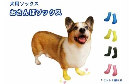 犬用ソックス 「おさんぽソックス」(色・サイズ選択) 愛犬グッズ  ペットグッズ お出かけ おさんぽ 便利 ペットソックス 保護グッズ [030M07]
