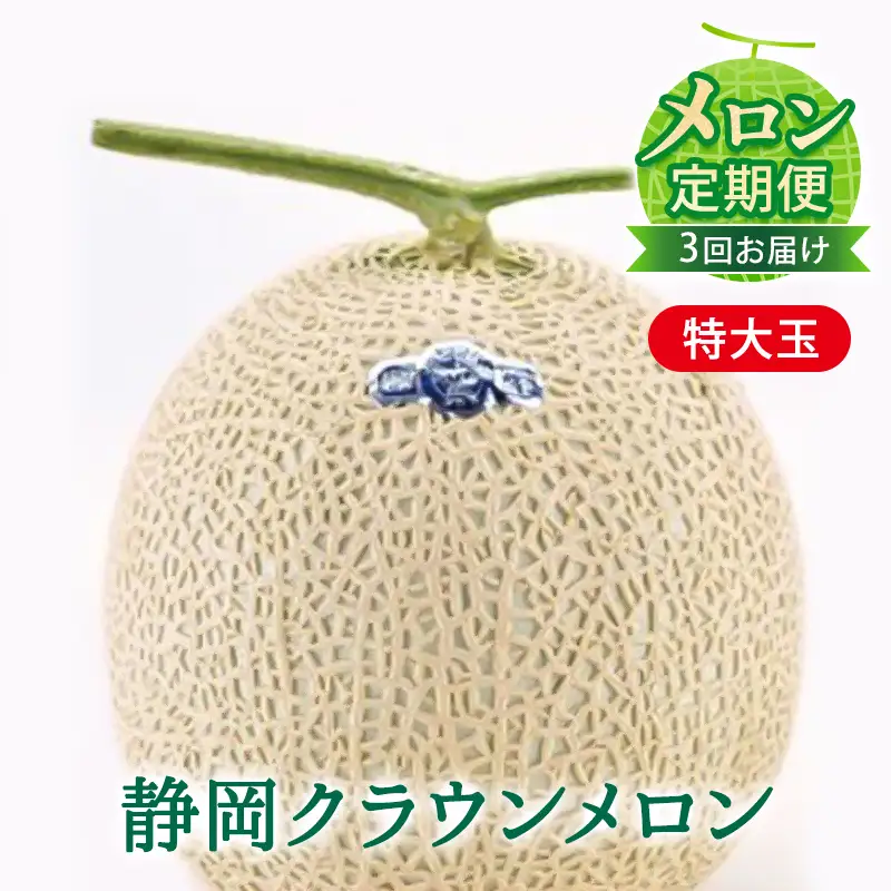クラウンメロン 特大玉 1玉 3ヶ月 フルーツ メロン