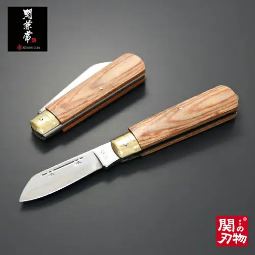 H8-50 茶合板柄 割込み電工ナイフ