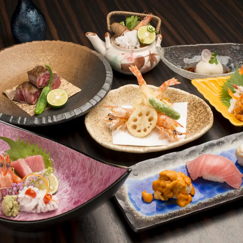 日本料理コースペアチケット
