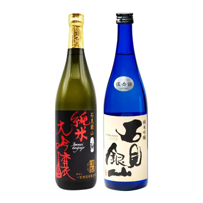 石見銀山　純米大吟醸＆純米吟醸セット（佐香錦）【日本酒 2本 セット 2種類 720ml 純米大吟醸 純米吟醸 飲み比べ 佐香錦 改良八反流 贅沢 瓶 プレゼント 父の日】