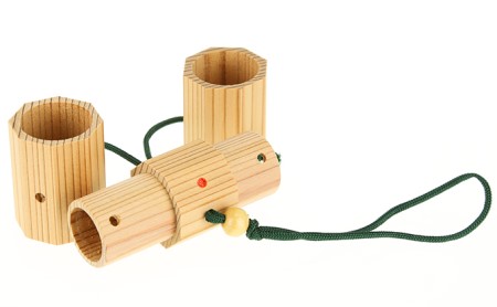 永澤弓具 杉製 八角両用粉入（箱入） 民芸品 工芸品 伝統技術 
