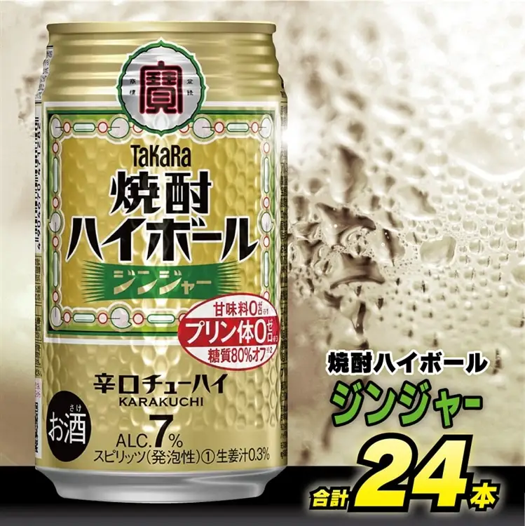 BD046 タカラ 焼酎ハイボール ジンジャー 350ml 24本