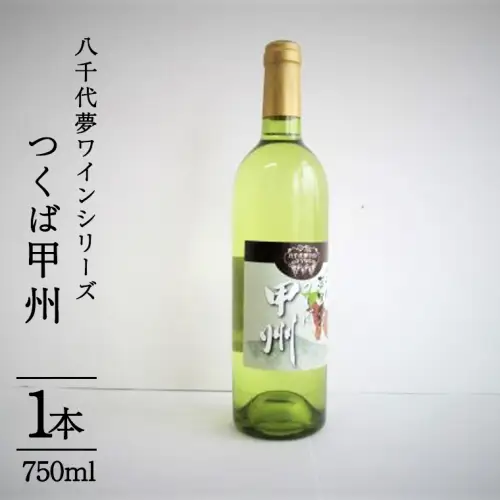 八千代夢ワインシリーズ　つくば甲州（白ワイン）１本　[AT004ya]