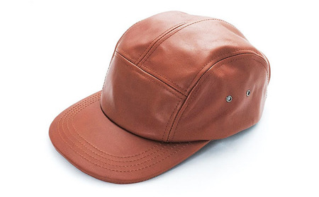 レザーキャップ 大きめJETCAP キャメル レザーキャップ
