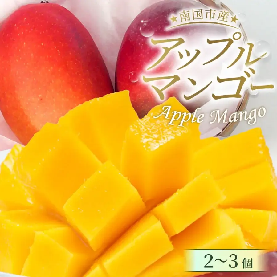 【先行予約 2027年発送】完熟マンゴー 2個～3個 0.8g～1kg | アップルマンゴー