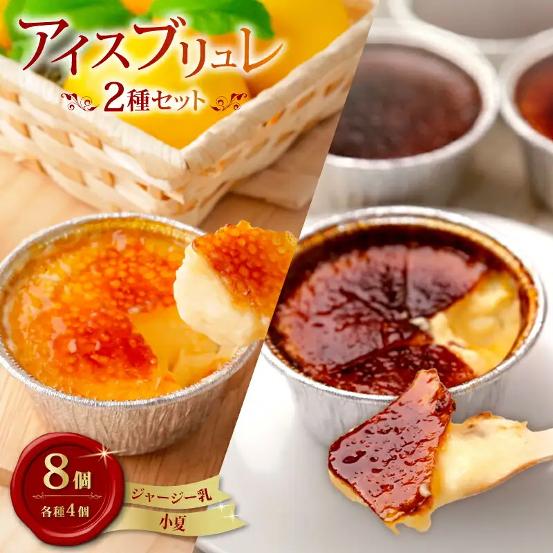 アイスブリュレCセット ＼ 小夏 ジャージー乳 クレームブリュレ詰め合わせ ／ プレゼント ギフト お菓子 スイーツプリン 人気 おすすめ 高知県 南国市