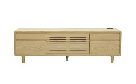 【開梱・設置】モナコ 140cm テレビボード（ナチュラル）　AX044