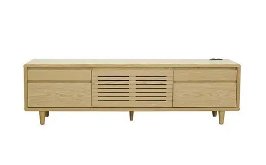 【開梱・設置】モナコ 165cm テレビボード（ナチュラル）　AX051