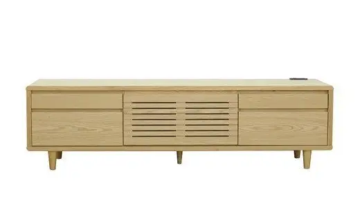 【開梱・設置】モナコ 200cm テレビボード（ナチュラル）　AX057