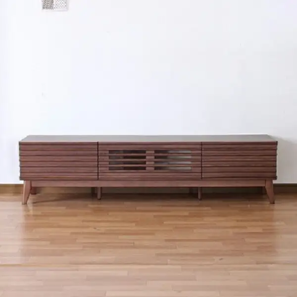 【開梱・設置】アゼル 150cm テレビボード（ブラウン）　AX002