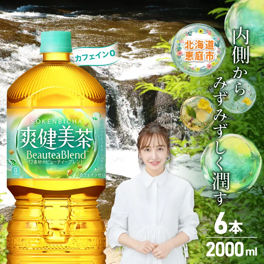 爽健美茶2000mlPET×6本【38000702】