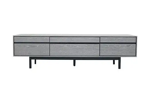 【開梱・設置】ロゼッタ 150cm テレビボード（グレーC-106）　AX049