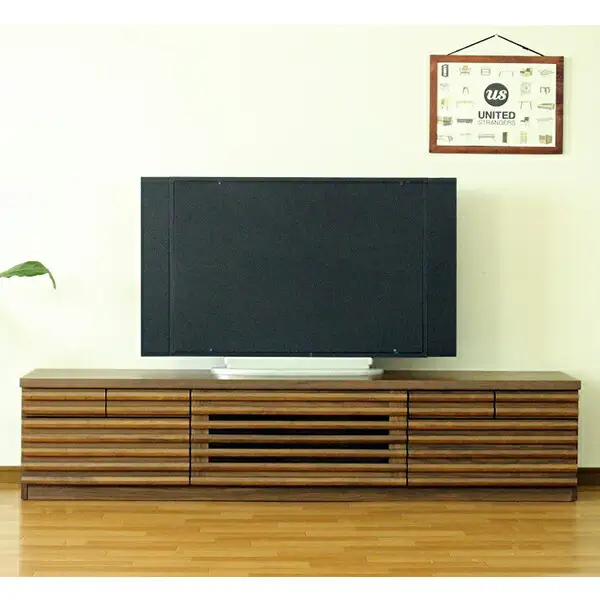 【開梱・設置】アストロ 180cm テレビボード（ウォールナット）　AX046