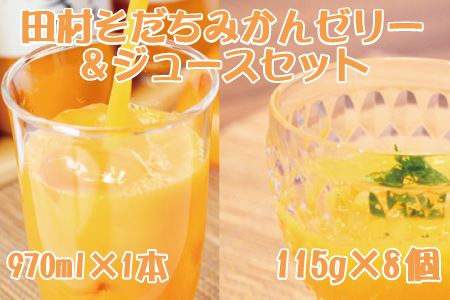 田村そだちみかんゼリー＆ジュースセット【uot101】