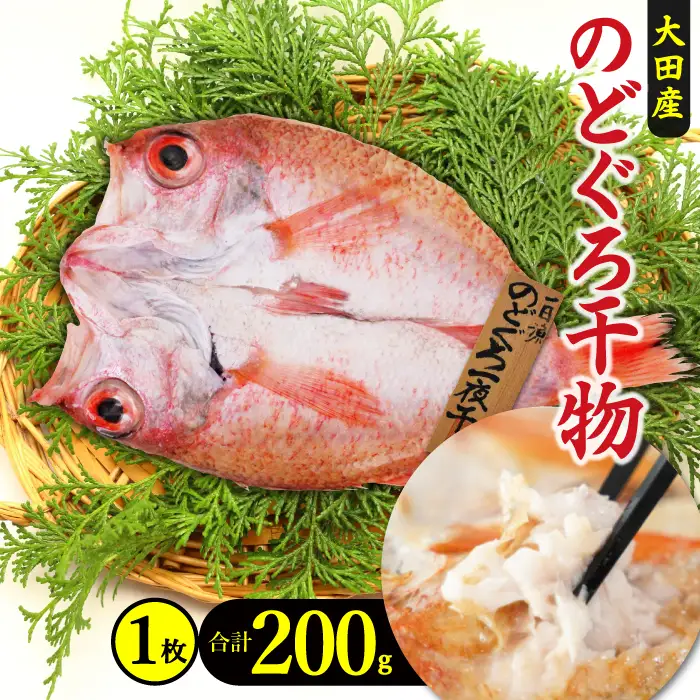 特大干物！のどぐろ一夜干し 1枚【のどぐろ 特大 一夜干し 200g のどぐろ干物 無添加 天日塩 魚介類 魚 高級魚 ノドグロ アカムツ あかむつ 干物 新鮮 冷凍 真空パック 父の日 母の日】