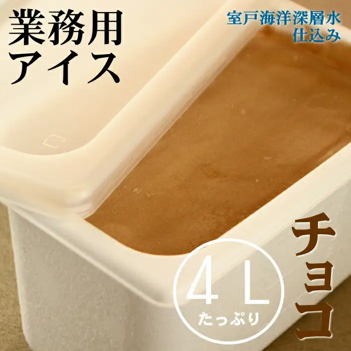 チョコアイス４L 業務用 アイス
