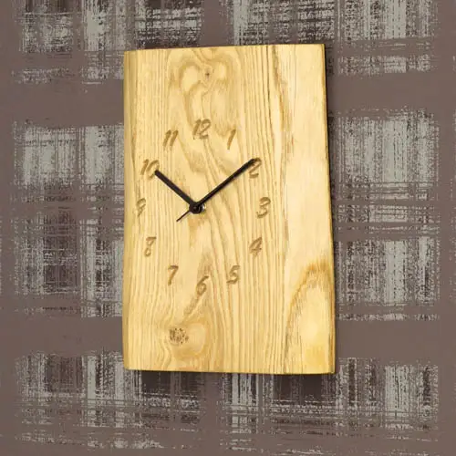 栗　一枚板時計　JCW7101-ONK（JTK001）