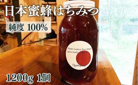 【数量限定】串間産純度100％ 日本蜜蜂はちみつ 1200g_K017-019