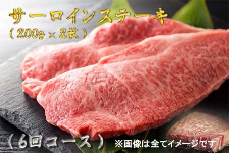 BG179_最高級佐賀牛サーロインステーキ年6回コース（200ｇ×2）