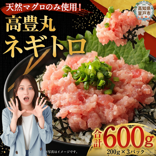 【ねぎとろ】高豊丸ねぎとろ 600g ( 200g ×3パック ) 【tk002】