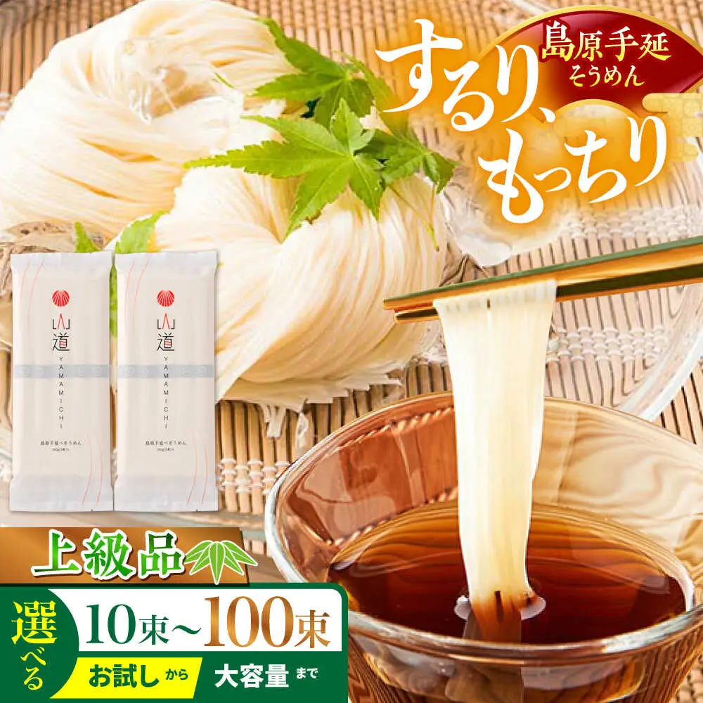 島原手延そうめん 上級品 2.5kg ふし麺付き [SDC001] そうめん