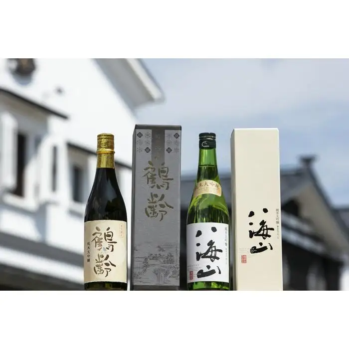 越後の名酒「鶴齢」「八海山」純米大吟醸飲み比べセット（各720ml） | 飲み比べ