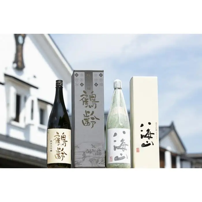 越後の名酒「鶴齢」「八海山」純米大吟醸飲み比べセット（各1800ml） | 飲み比べ