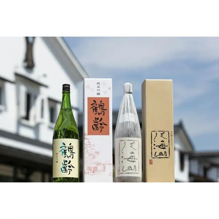 越後の名酒「鶴齢」純米吟醸・「八海山」 大吟醸 一升瓶セット | 八海山