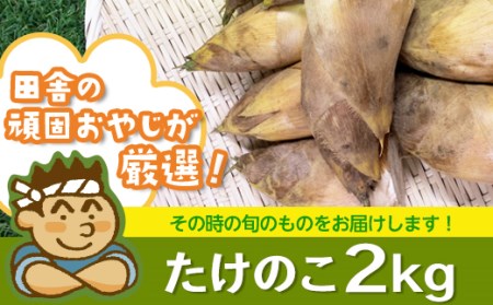 たけのこ2㎏【令和3年4月から順次お届け】