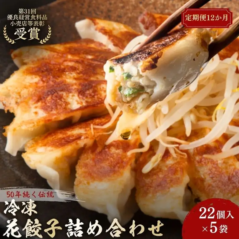 餃子 花ぎょうざ 110個 定期便 12ヶ月 餃子