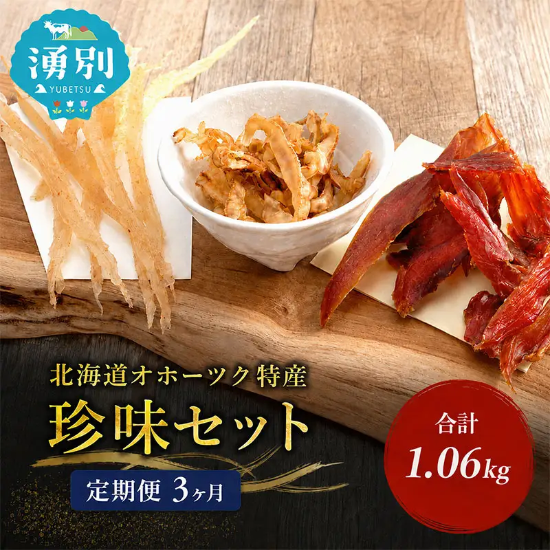 珍味詰合せ ウスイ 業務用 ほたて焼貝ひも 貝ひも 鮭とば 珍味詰合せ【定期便3ヶ月】
