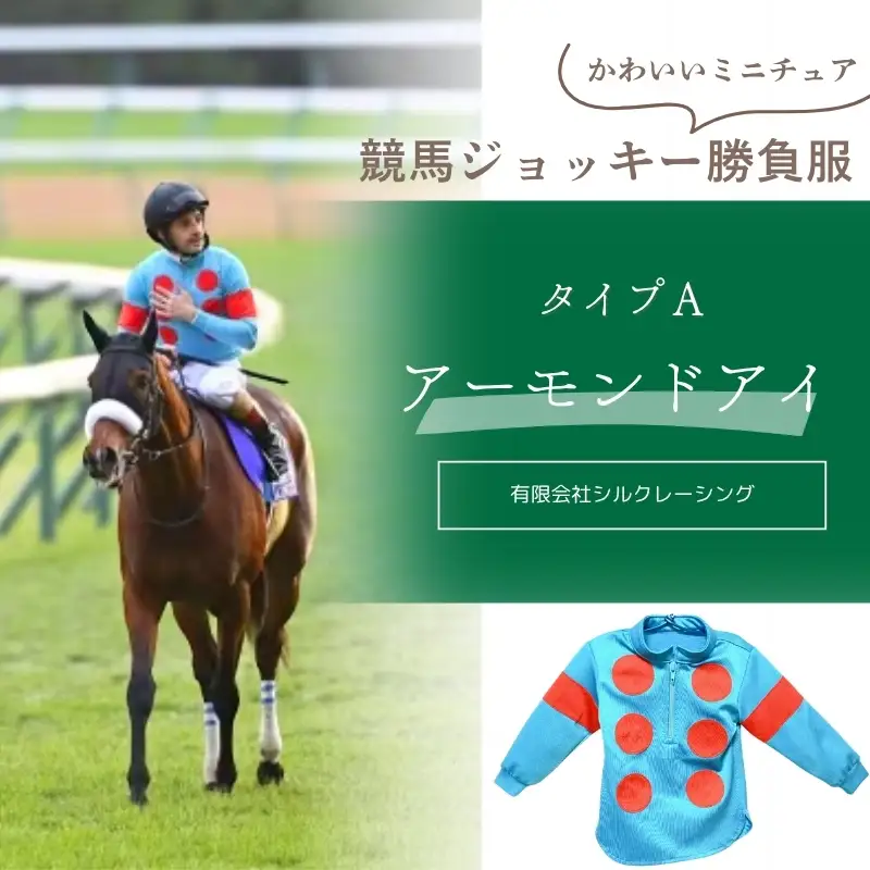 No.2012 競馬ジョッキー　かわいいミニチュア勝負服　タイプＡ