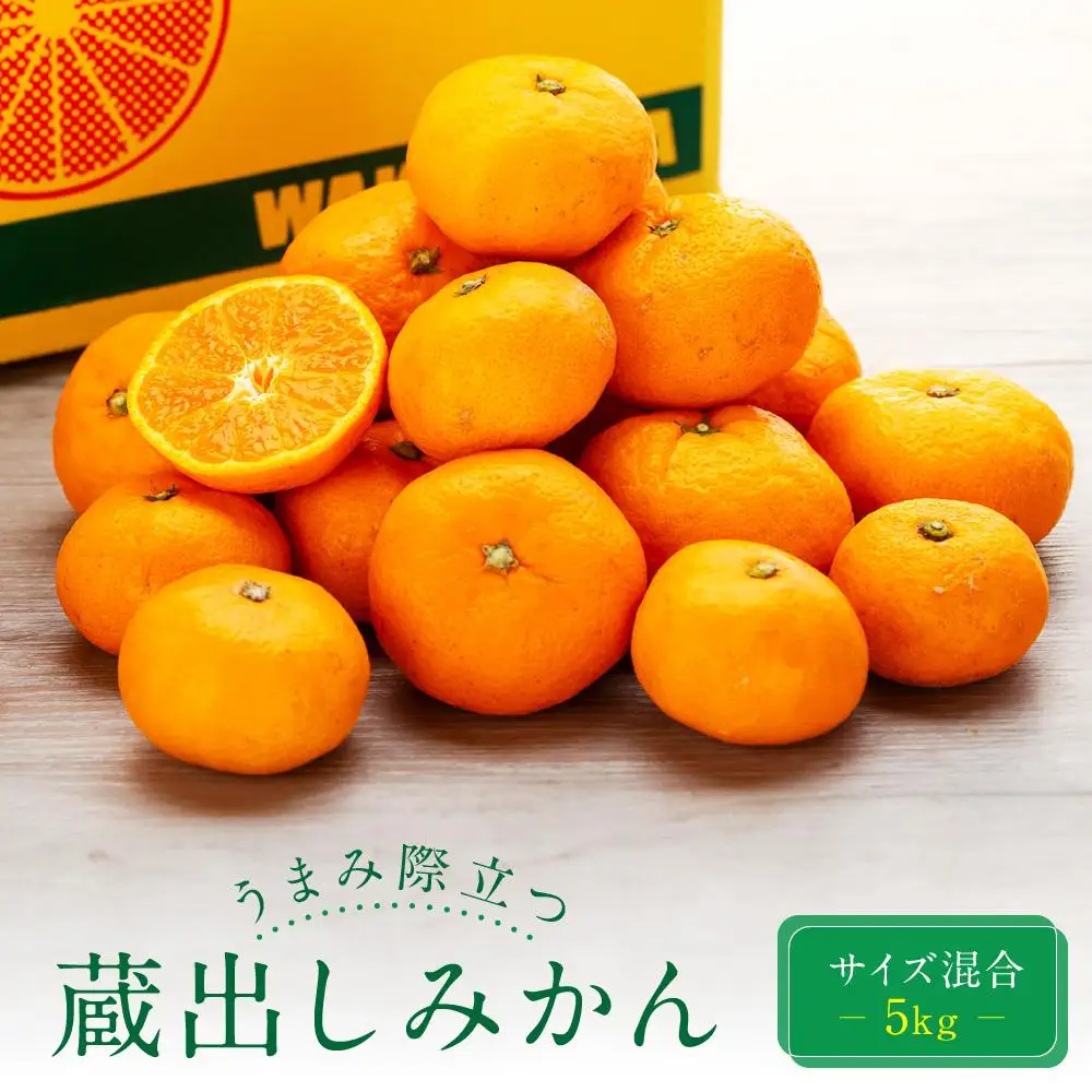 うまみ際立つ 蔵出しみかん サイズ混合 5kg