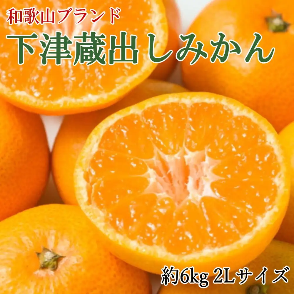 ［産直］下津蔵出しみかん約6kg（2Lサイズ）★2027年1月中旬頃より順次出荷
