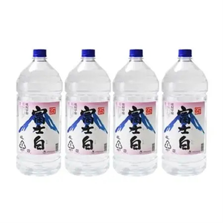 紀州の地酒　富士白　ふじしろ　25度 4L×4本【日高町】【1224197】