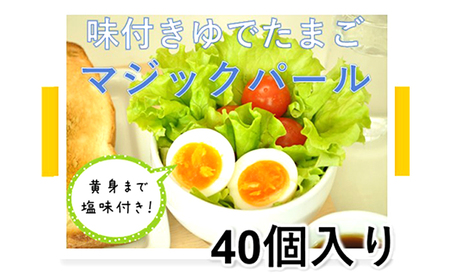 卵 マジックパール 味付け 40個 ゆでたまご 卵