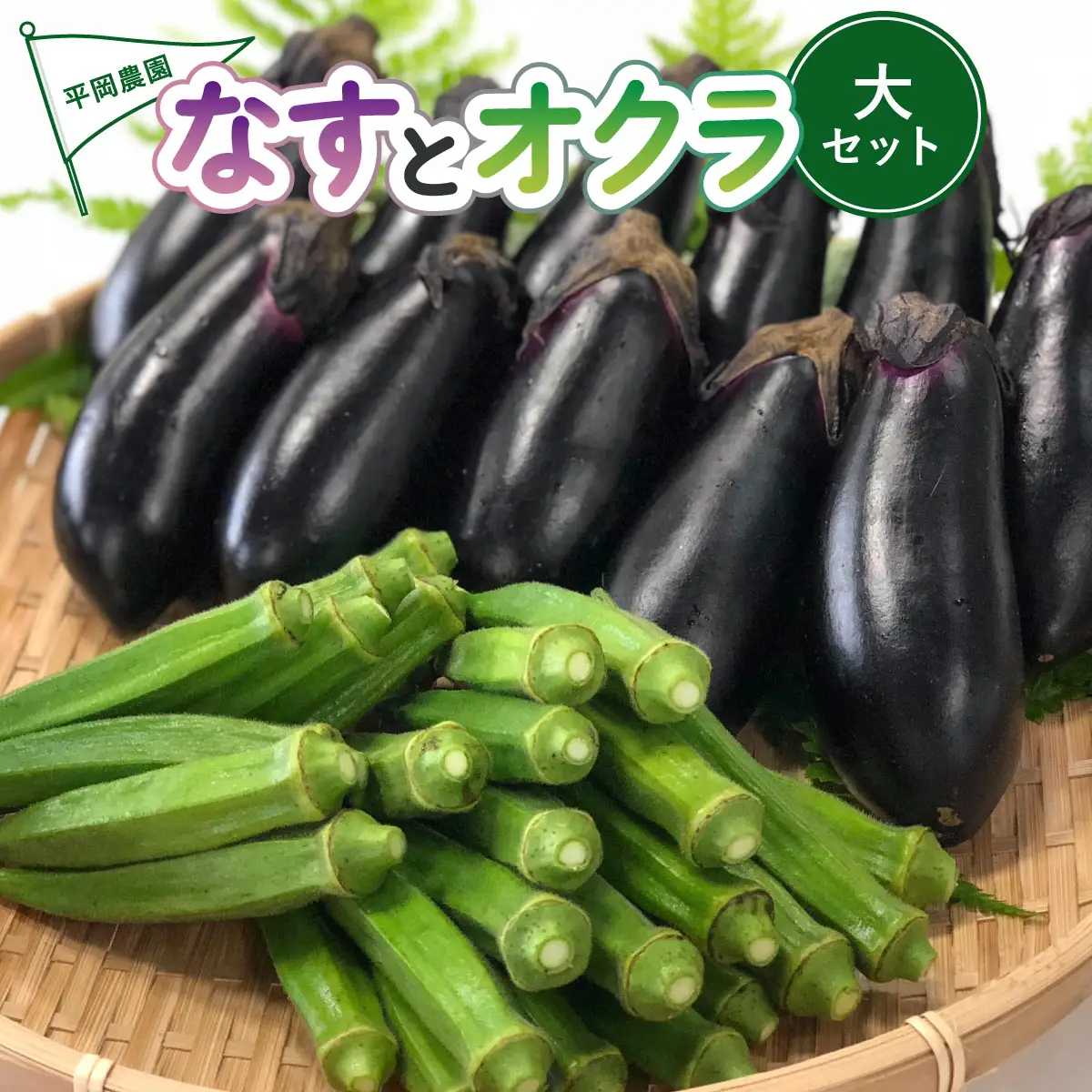 夏野菜 詰め合わせ 大セット なす おくら 野菜 茄子 ナス オクラ 産地直送 天敵栽培 