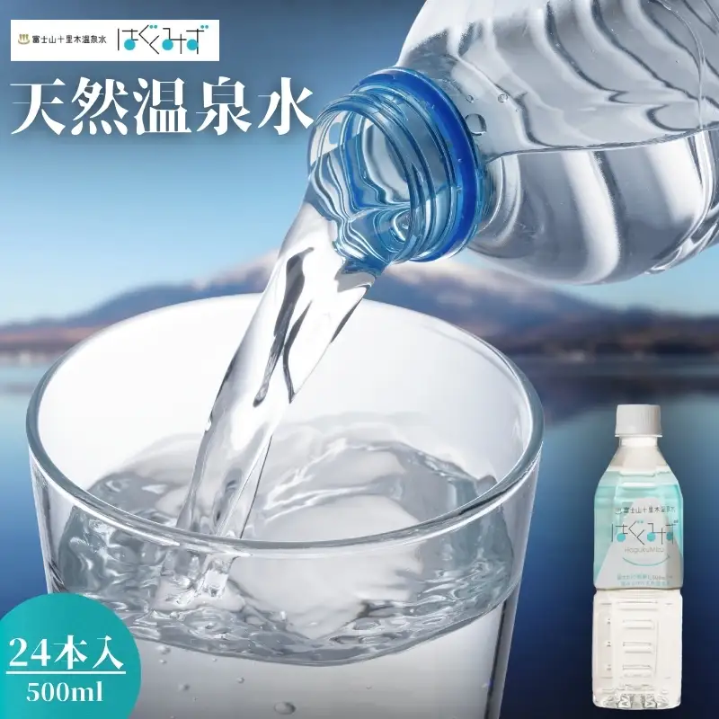 はぐくみず　500mlペットボトル24本入り 飲料類 水 ミネラルウォーター 