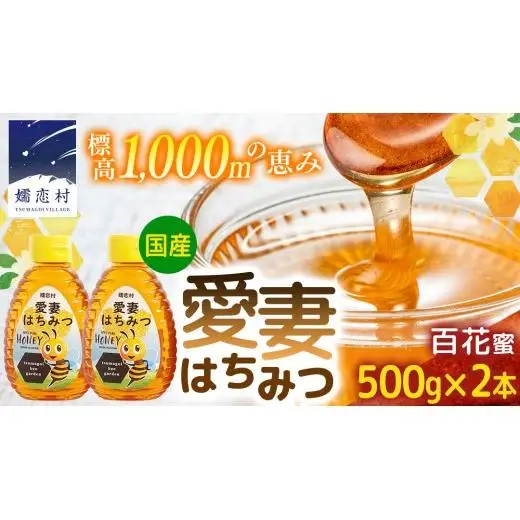 愛妻はちみつ（百花）500g 2個セット [AC003tu]