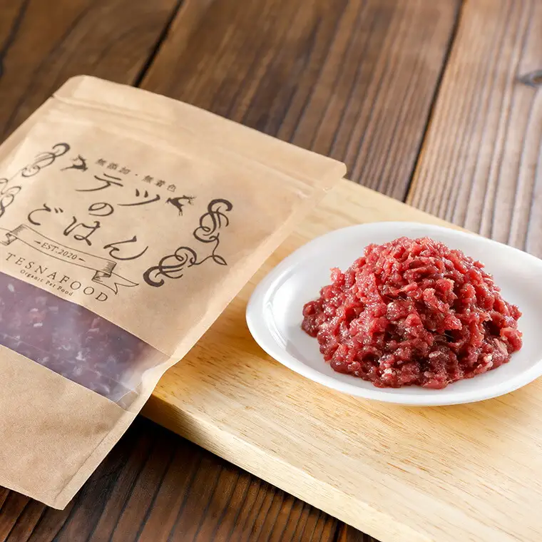 テツのごはん　鹿肉ミンチS（犬・猫用）