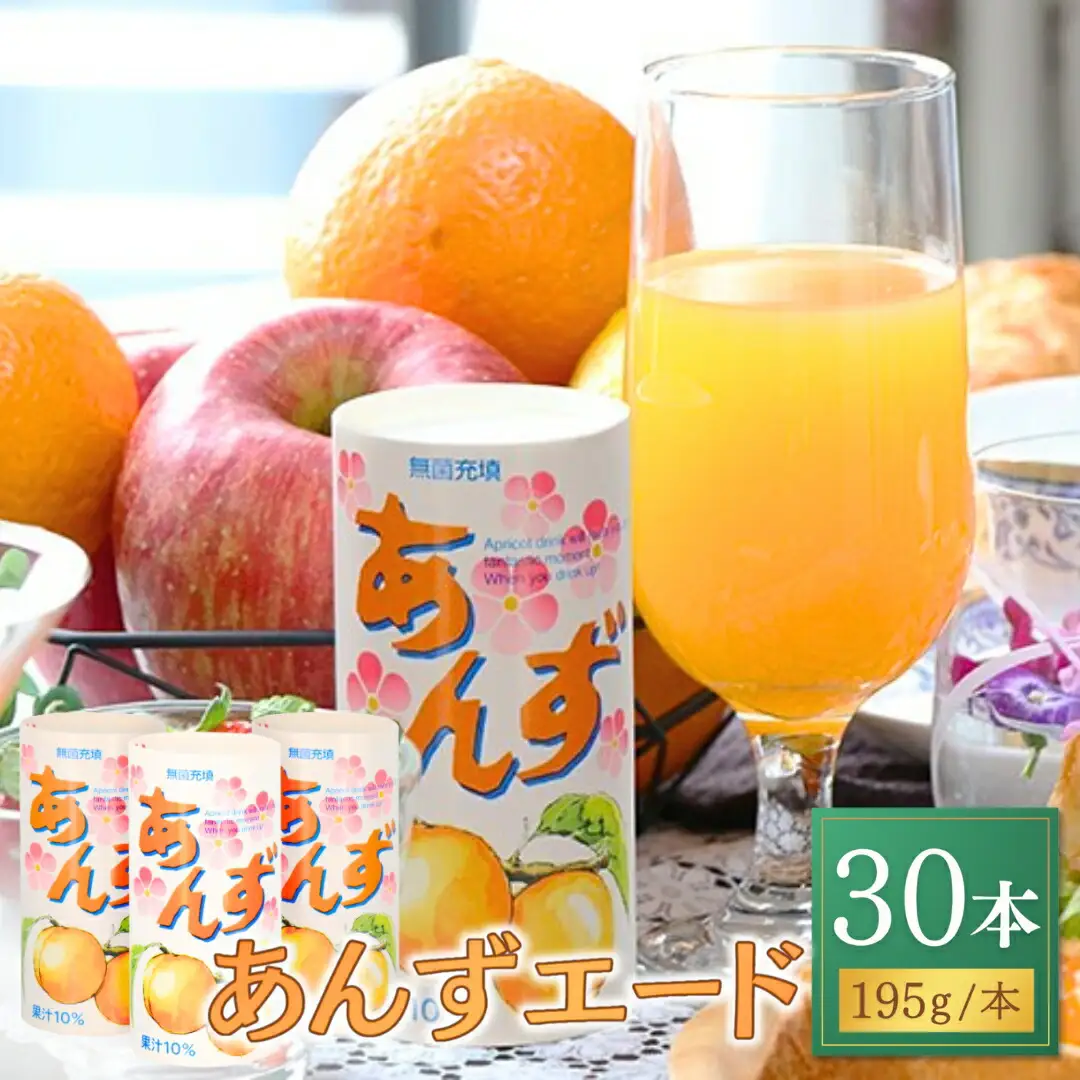 気軽にあんずを楽しむ あんずエード 30本|ジュース