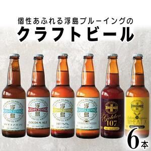 個性あふれる浮島ブルーイングのクラフトビール6本セット｜クラフトビール ビール お酒 沖縄 那覇