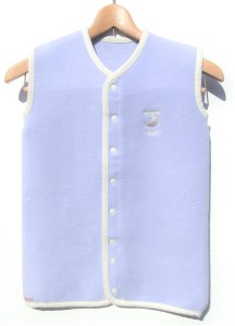 綿毛布スリーパー (Sサイズ) 2way仕様で暖か ラベンダー×ホワイト sleeper-s [2433]