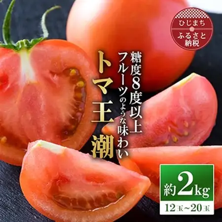 2027年1月下旬から順次発送【糖度8度以上】あま～いトマト「トマ王潮」約2kg_野菜  トマト _【配送不可地域：離島】【1087106】