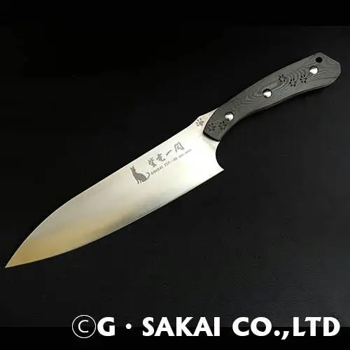 H170-02 紫電一閃 ZDP-189 カーボン柄 牛刀 サーバルキャットver